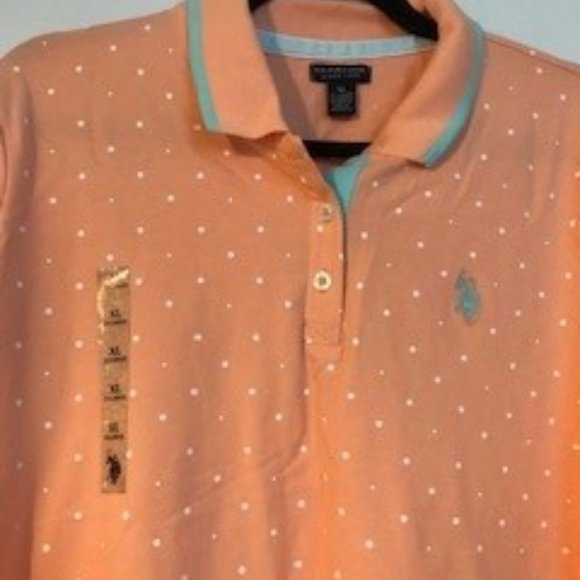 Ralph Lauren POLO ASSN Women's Polka Dot Polo - Picture 2 of 5